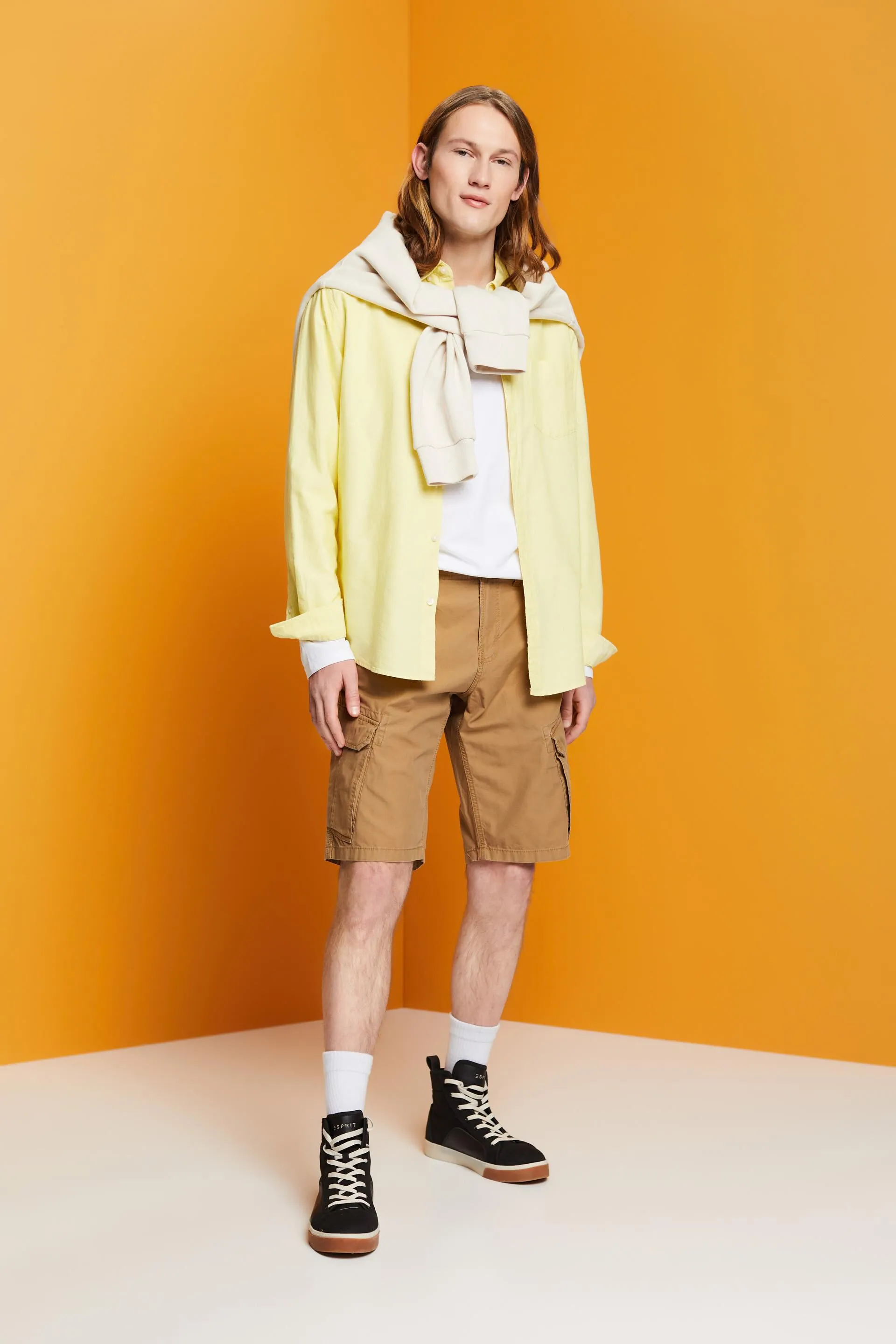 Pantaloncini cargo, 100% cotone