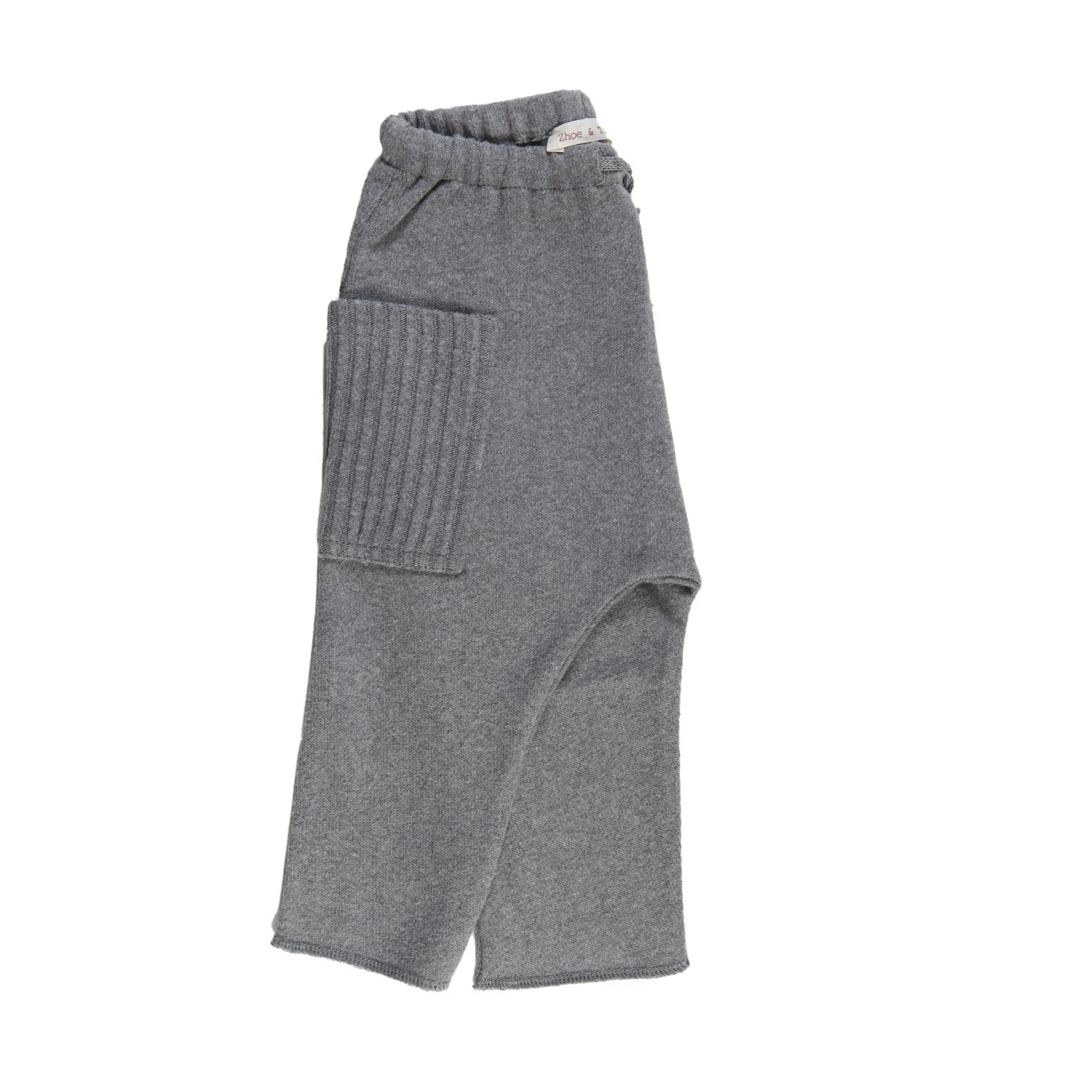 Pantalone Felpa Zhoe E Tobiah Grigio Bimbo E Bimba