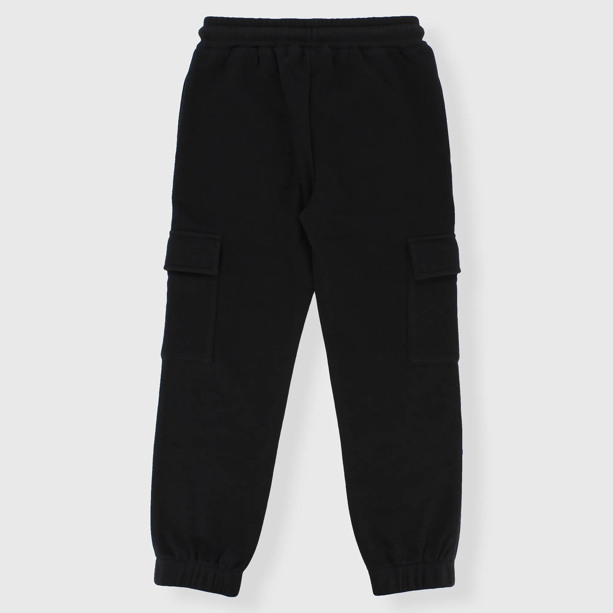 Pantalone in felpa da bambina, NERO            