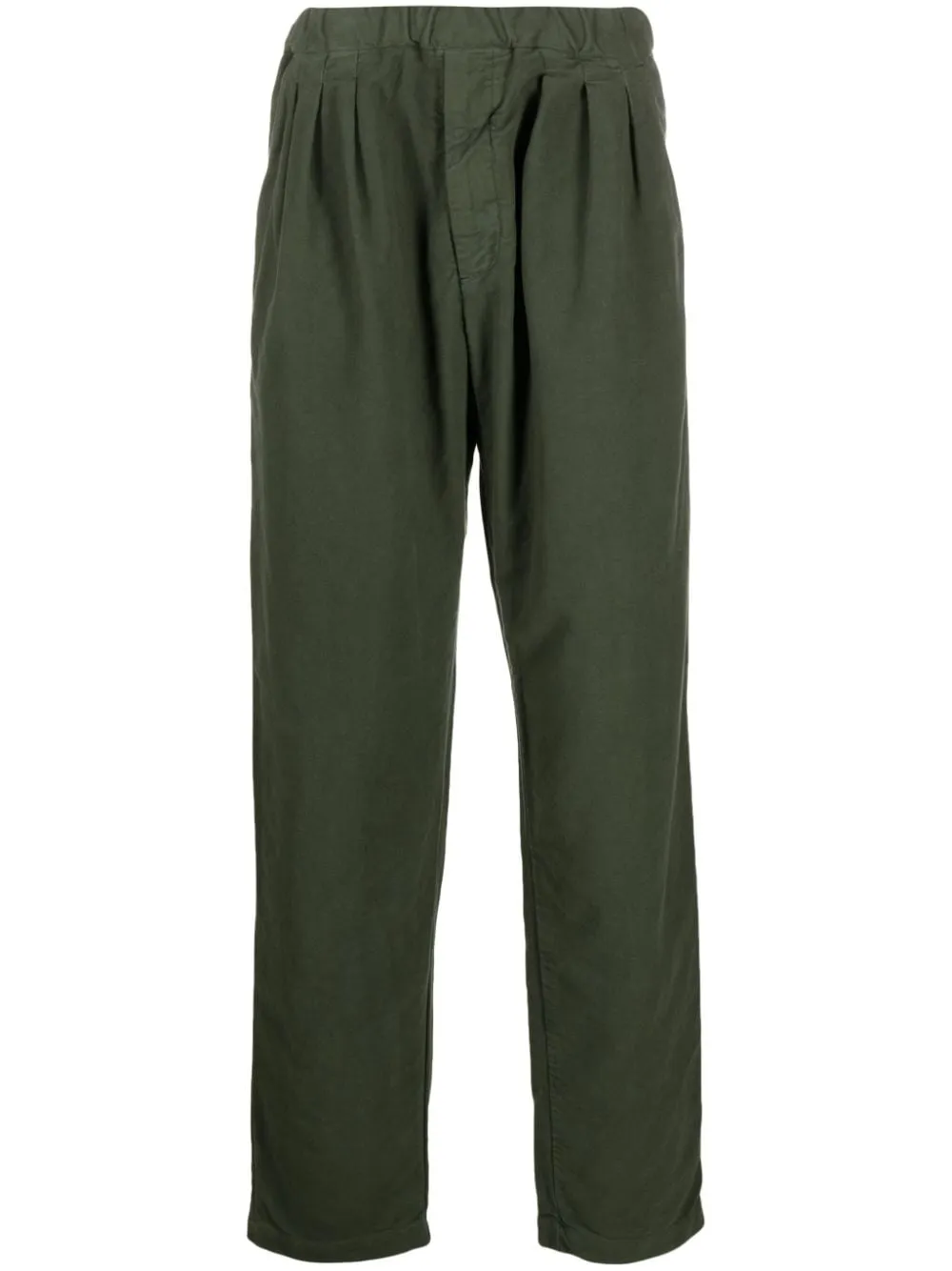 Pantaloni a gamba dritta in verde - uomo