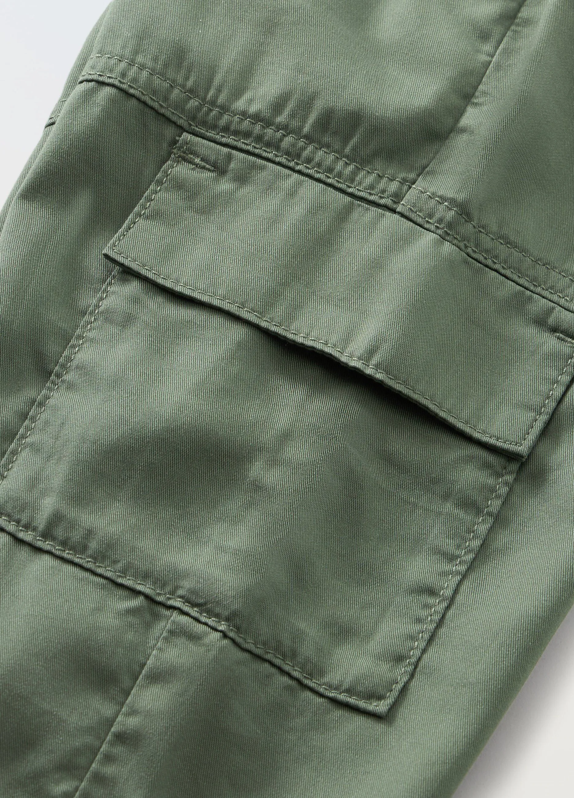 Pantaloni cago in pura lyocell bambina