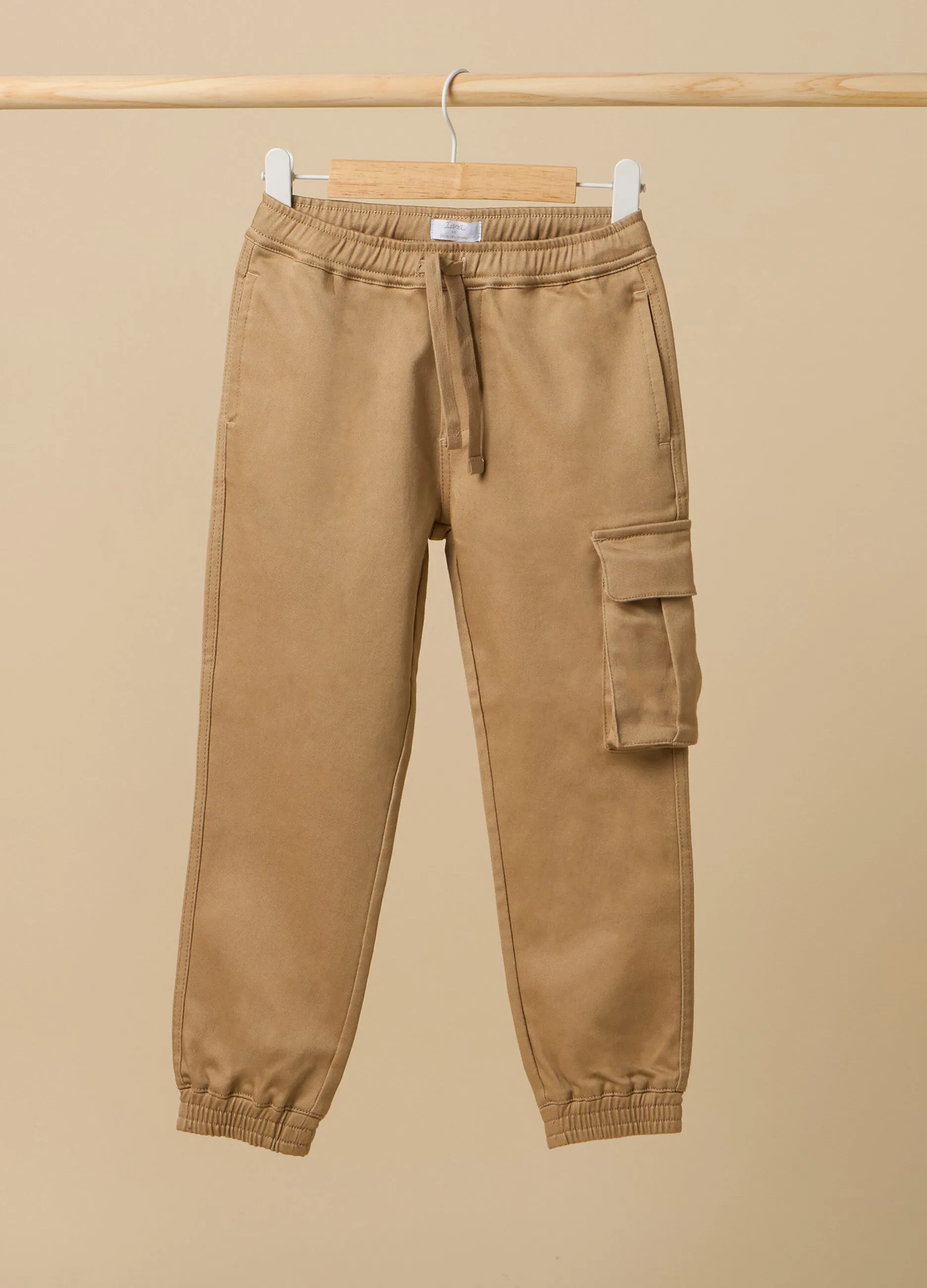 Pantaloni cargo IANA in misto cotone bambino