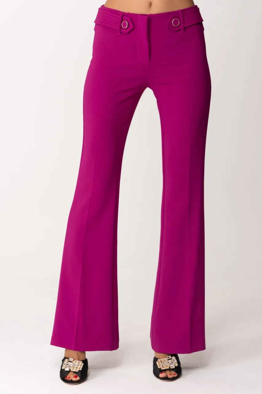 Pantaloni con accessorio in vita PINK TONIC