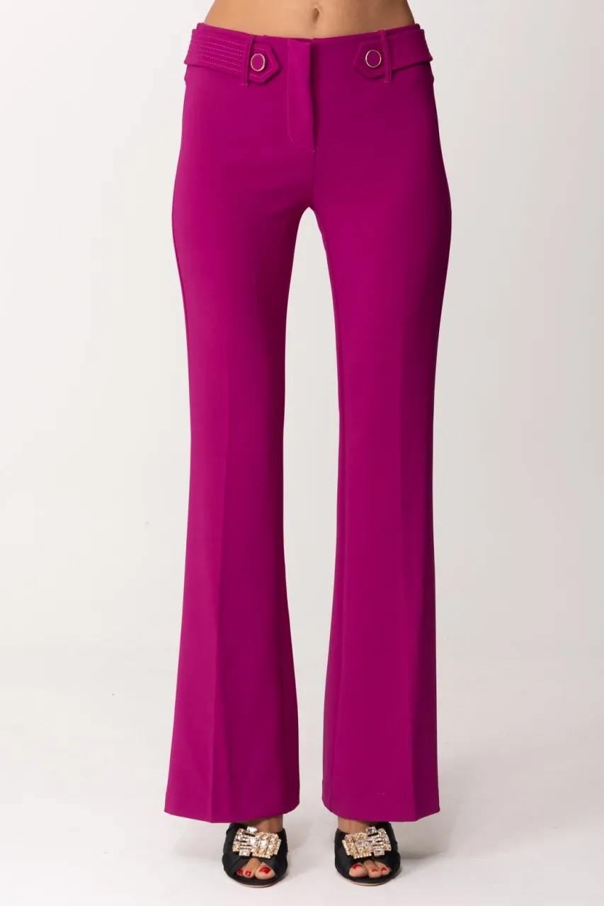 Pantaloni con accessorio in vita PINK TONIC