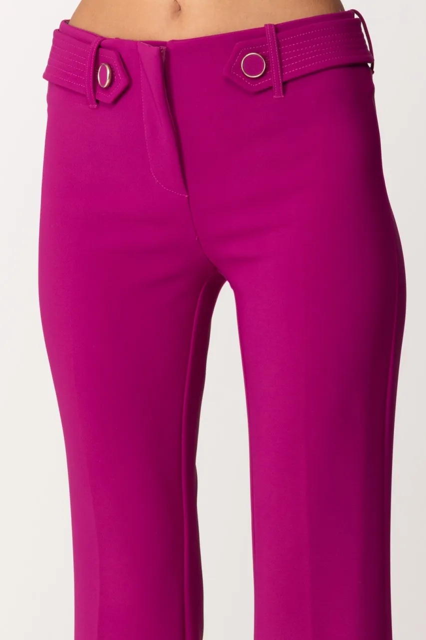 Pantaloni con accessorio in vita PINK TONIC