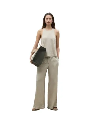 Pantaloni Donna Mosa in Lino