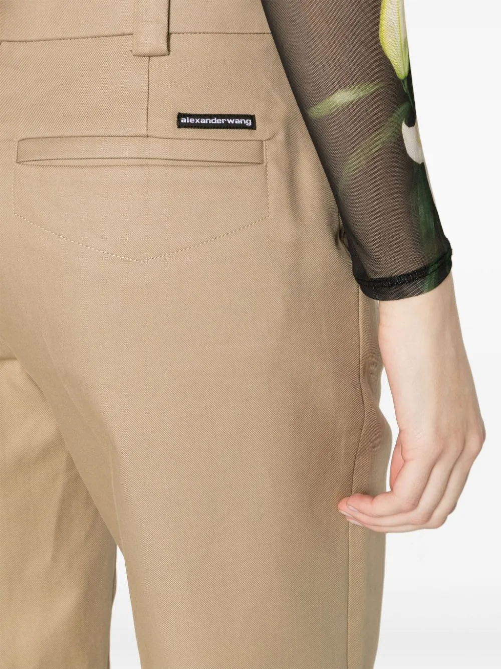 Pantaloni dritti  in beige - donna