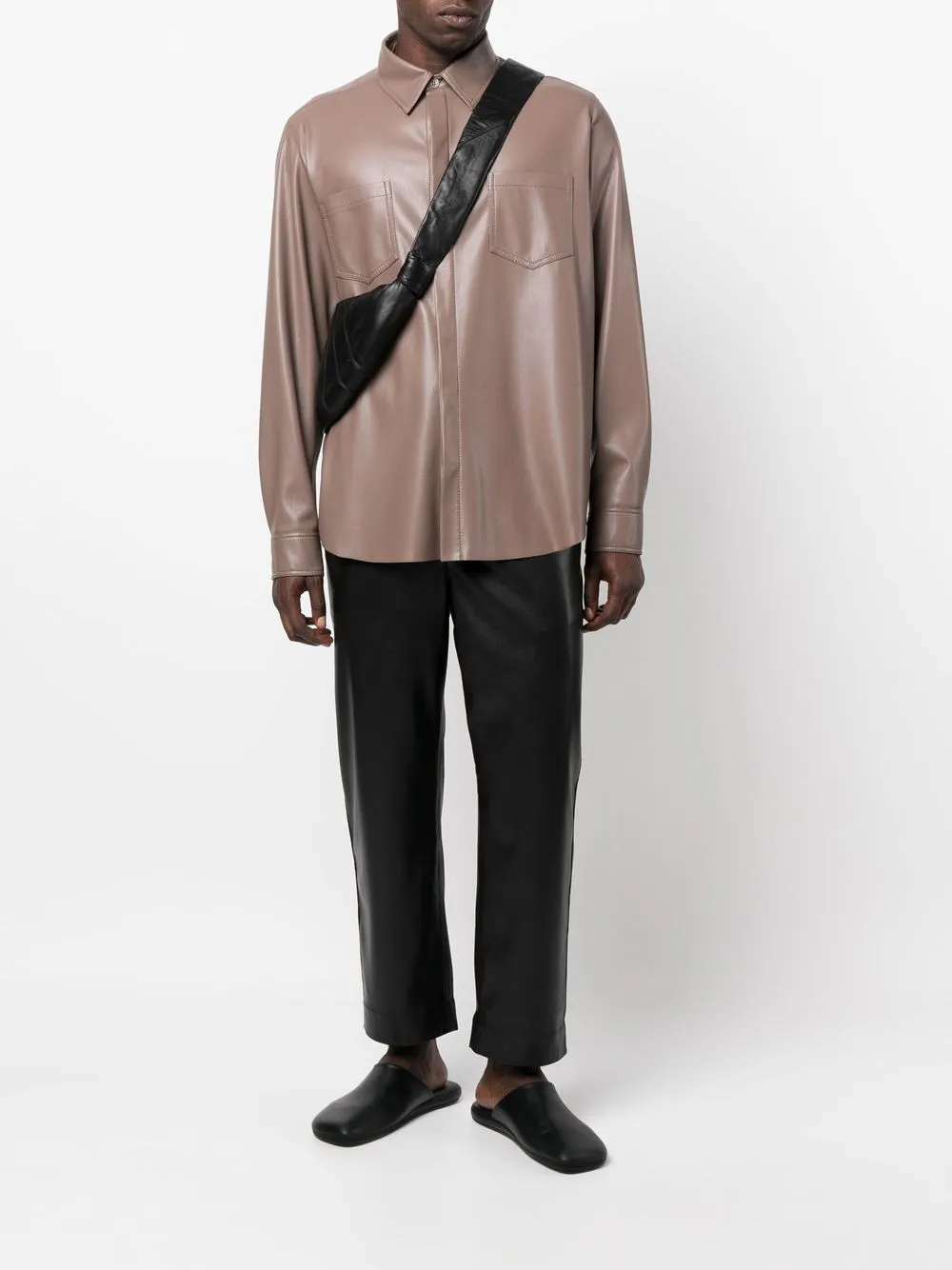 Pantaloni dritti in nero - donna
