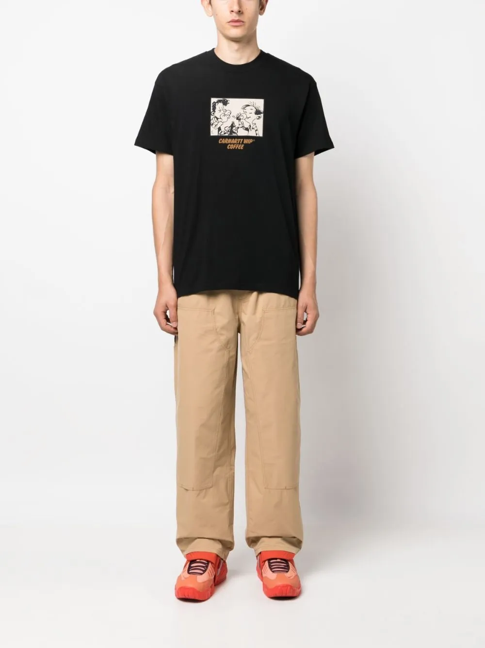 Pantaloni dritti Montana in marrone - uomo
