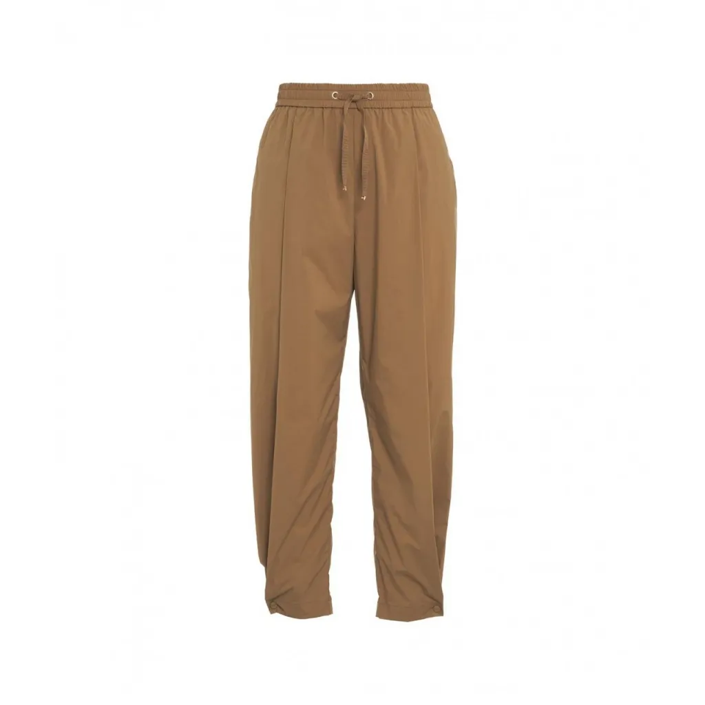 Pantaloni in nylon Cammello