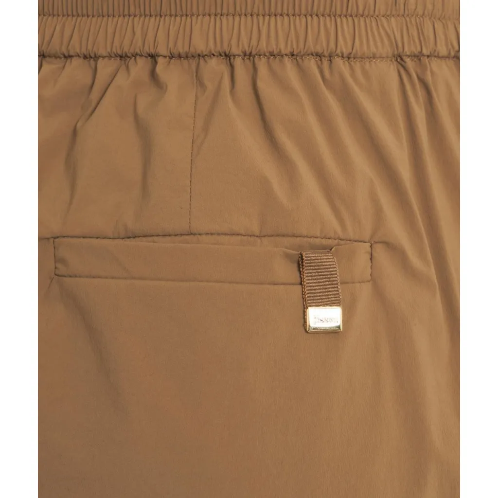 Pantaloni in nylon Cammello