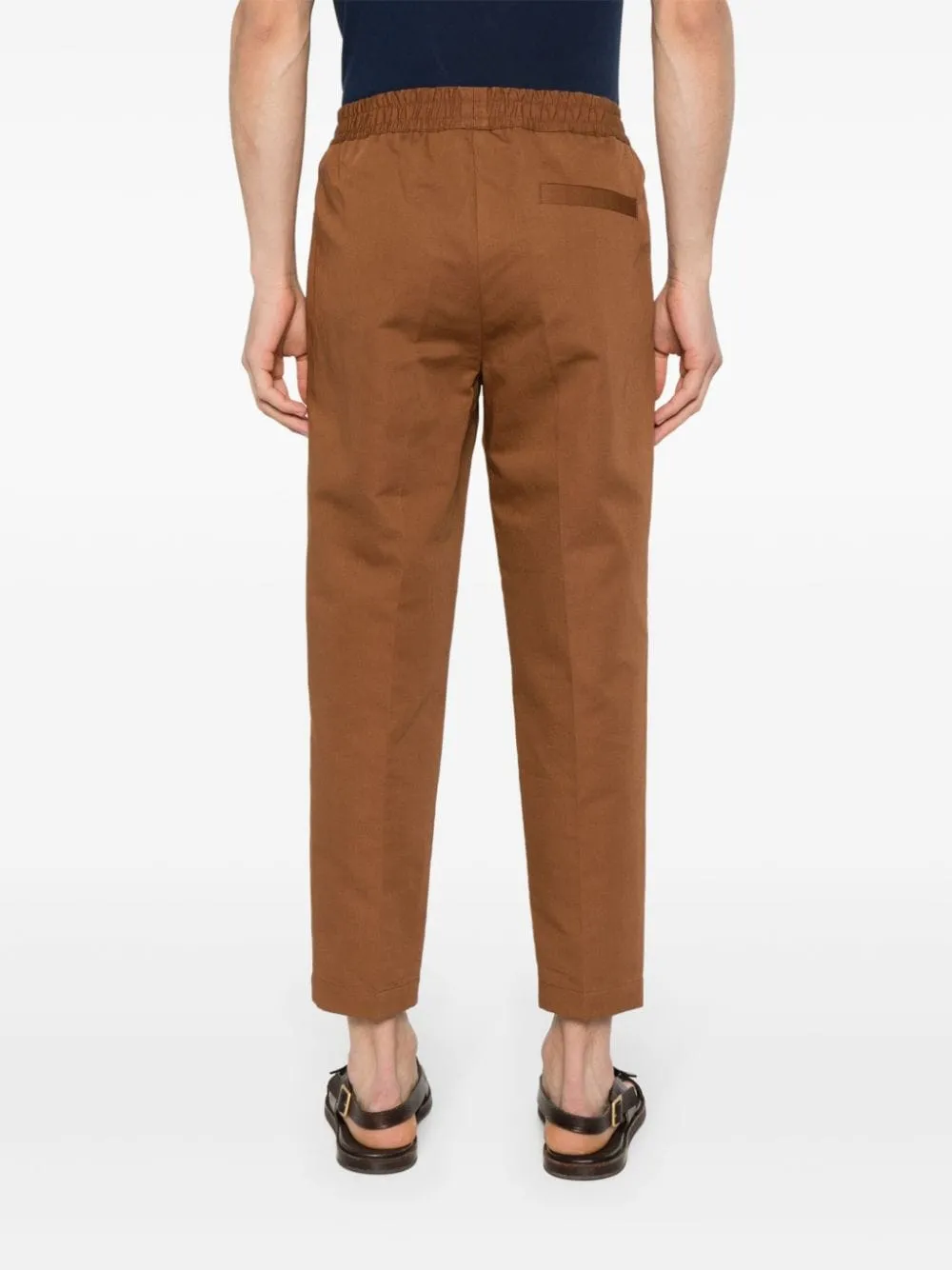 Pantaloni Savoys affusolati in marrone - uomo