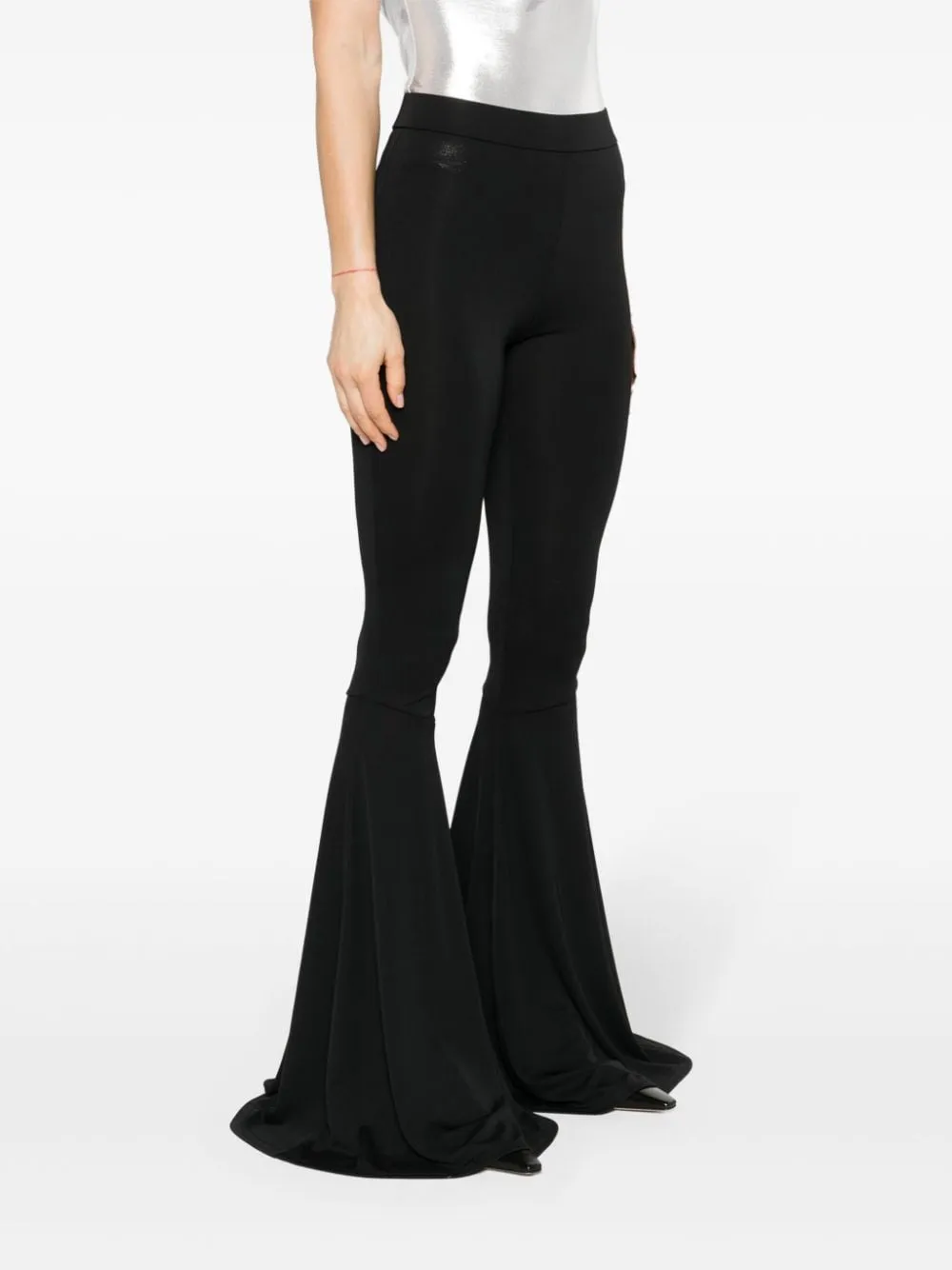 Pantaloni svasati in nero - donna
