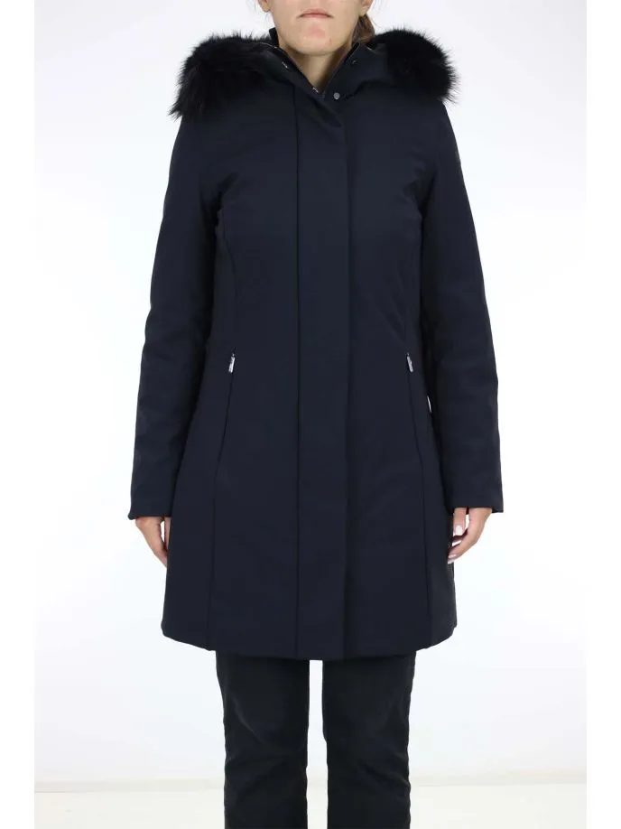 Parka con pelliccia donna winter long fur