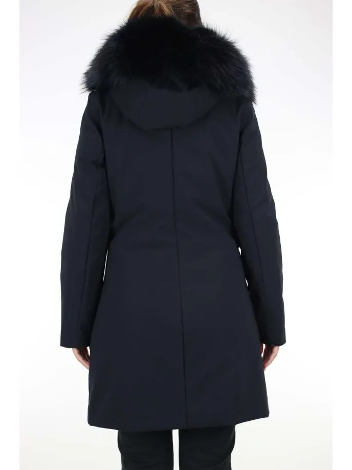 Parka con pelliccia donna winter long fur