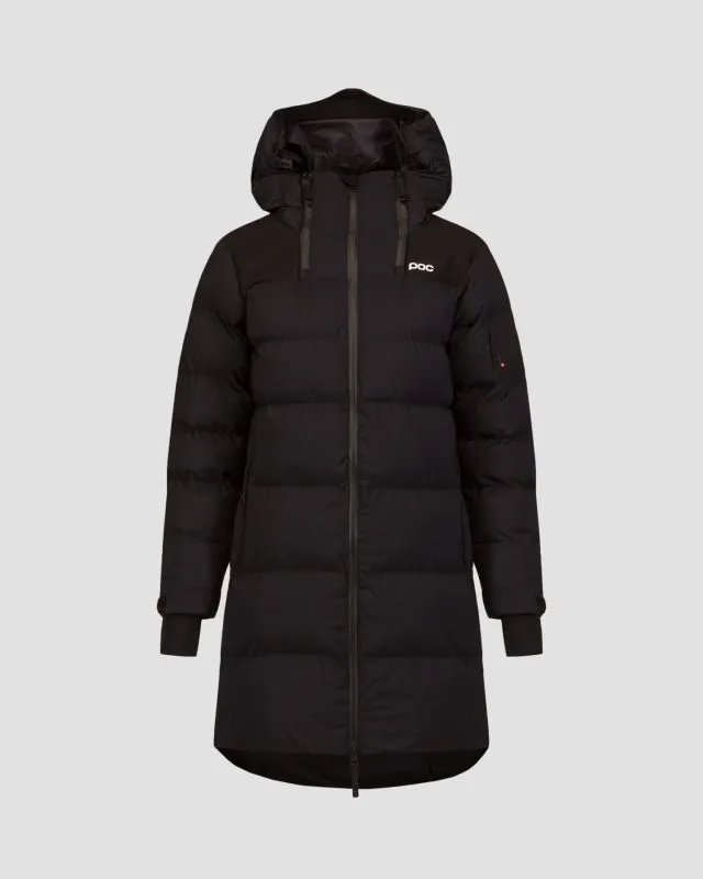 Parka trapuntato nero da donna POC W's Loft