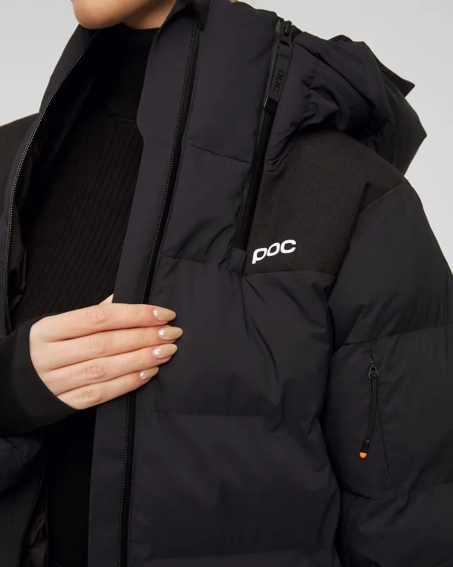 Parka trapuntato nero da donna POC W's Loft