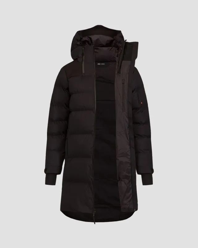 Parka trapuntato nero da donna POC W's Loft