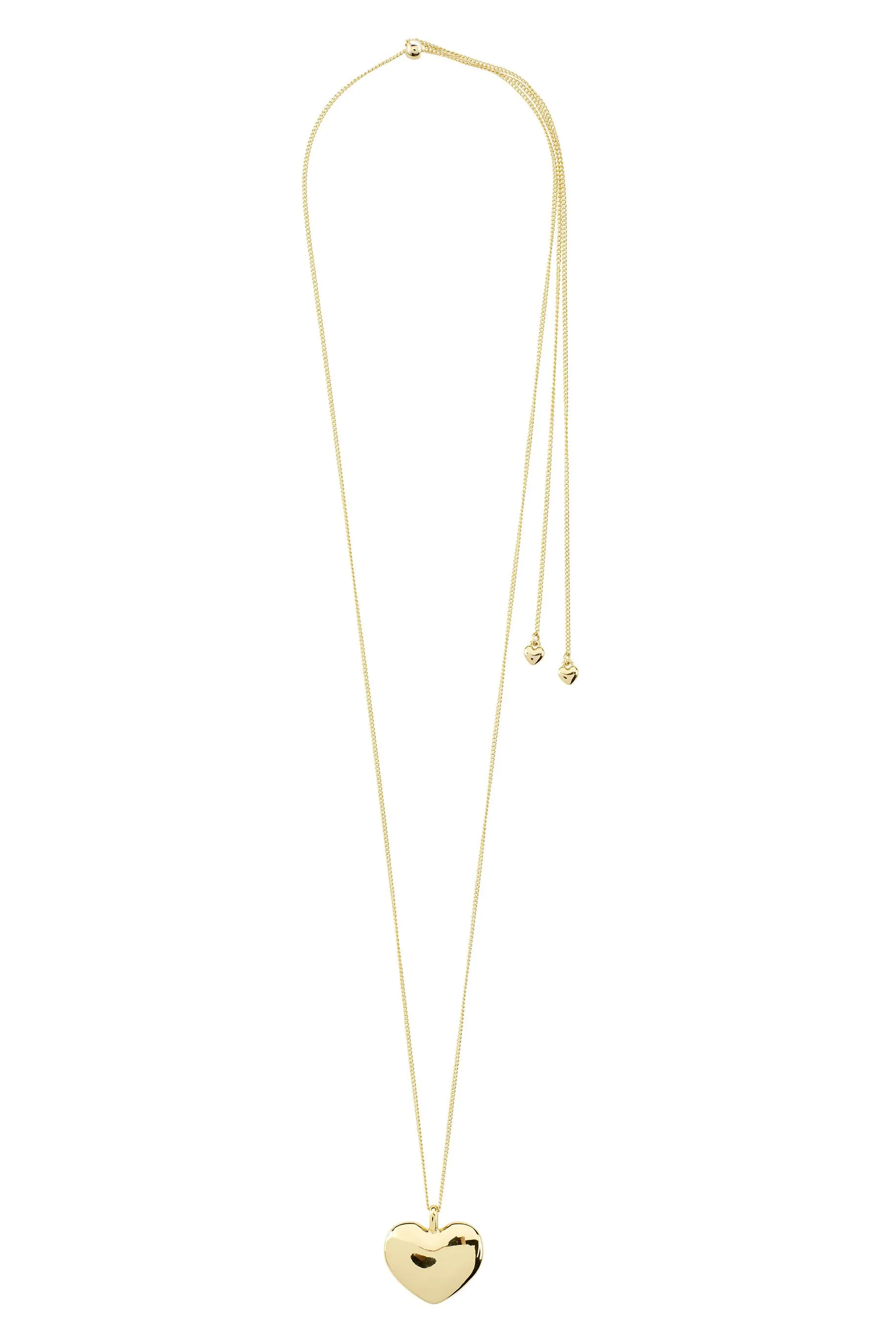 PILGRIM - Sophia - Collana con cuore grande in tessuto riciclato
