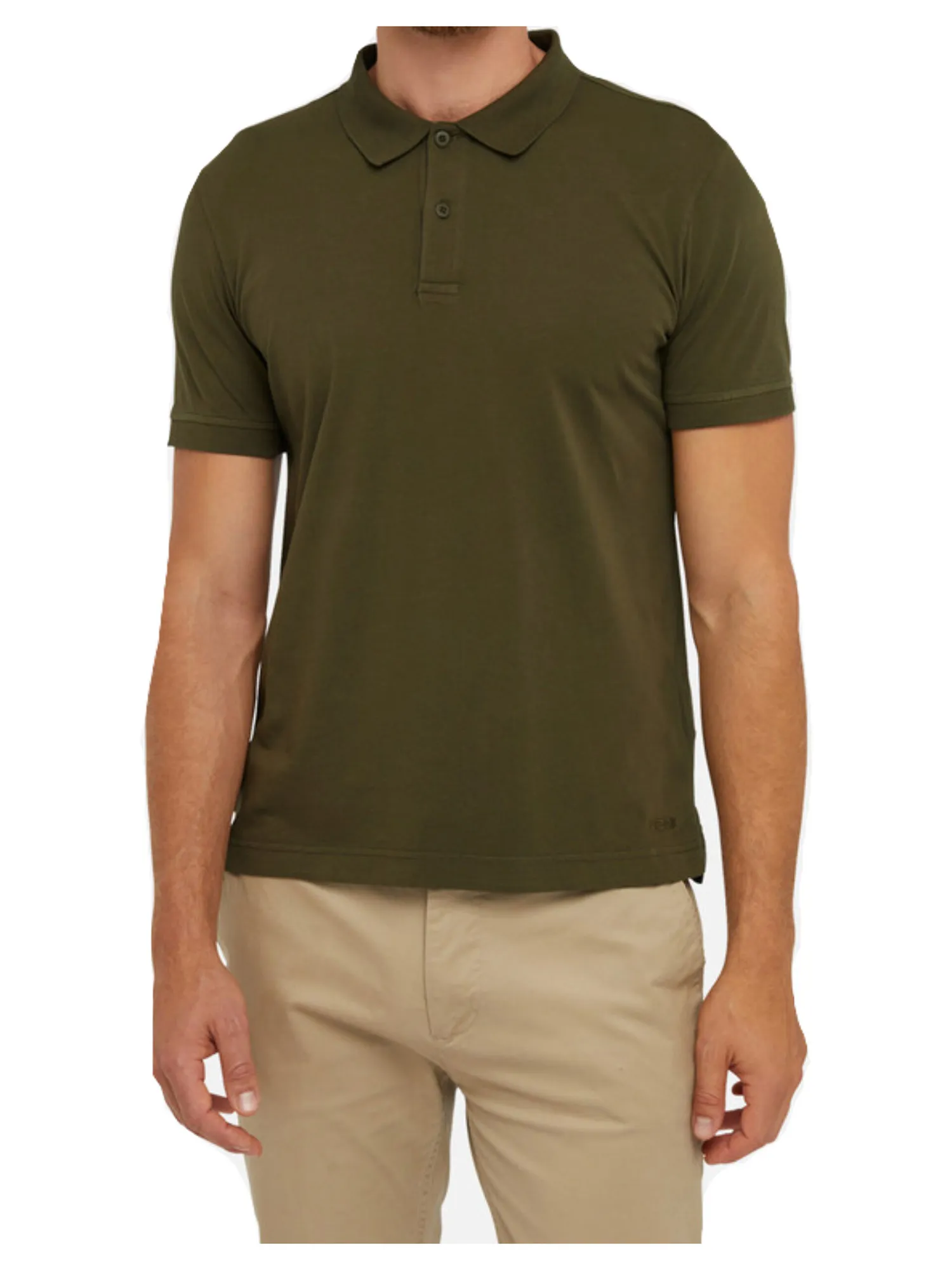 Polo a maniche corte Geox Jersey da uomo verde