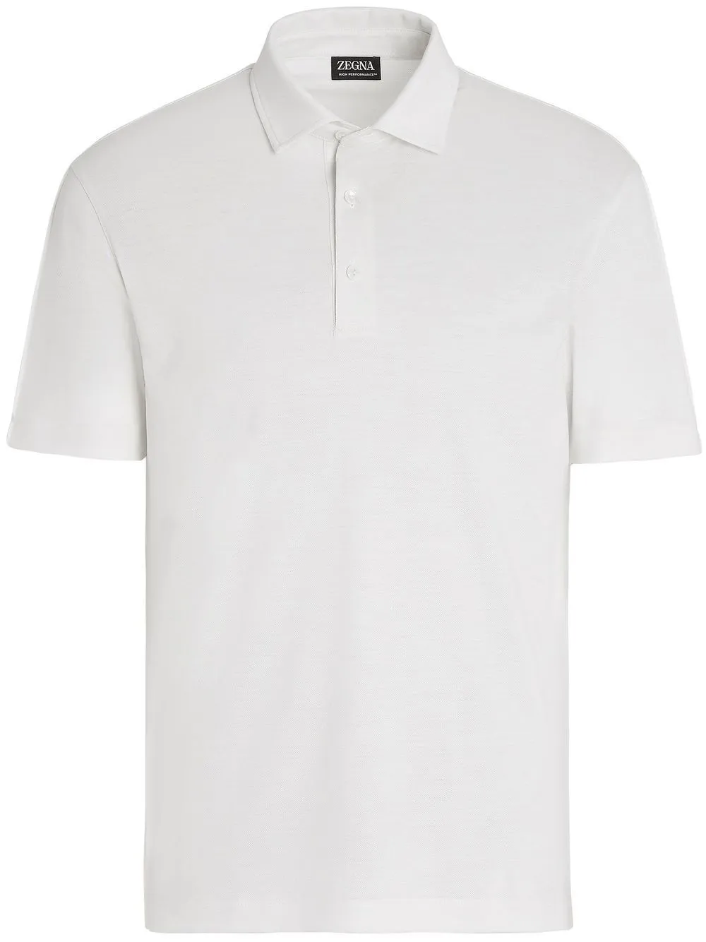 Polo a maniche corte in bianco - uomo