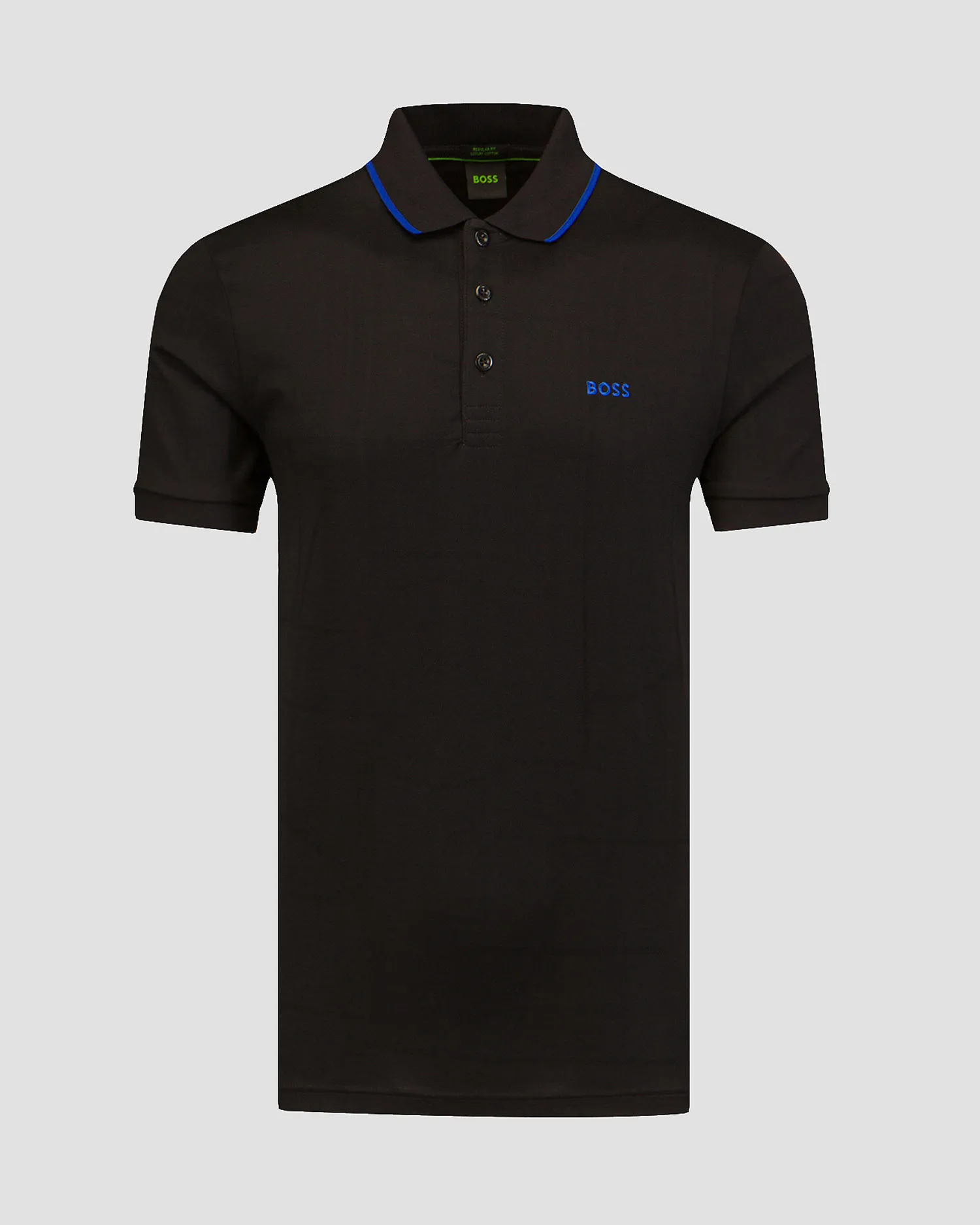 Polo nera da uomo Hugo Boss Paddy 50494309-1