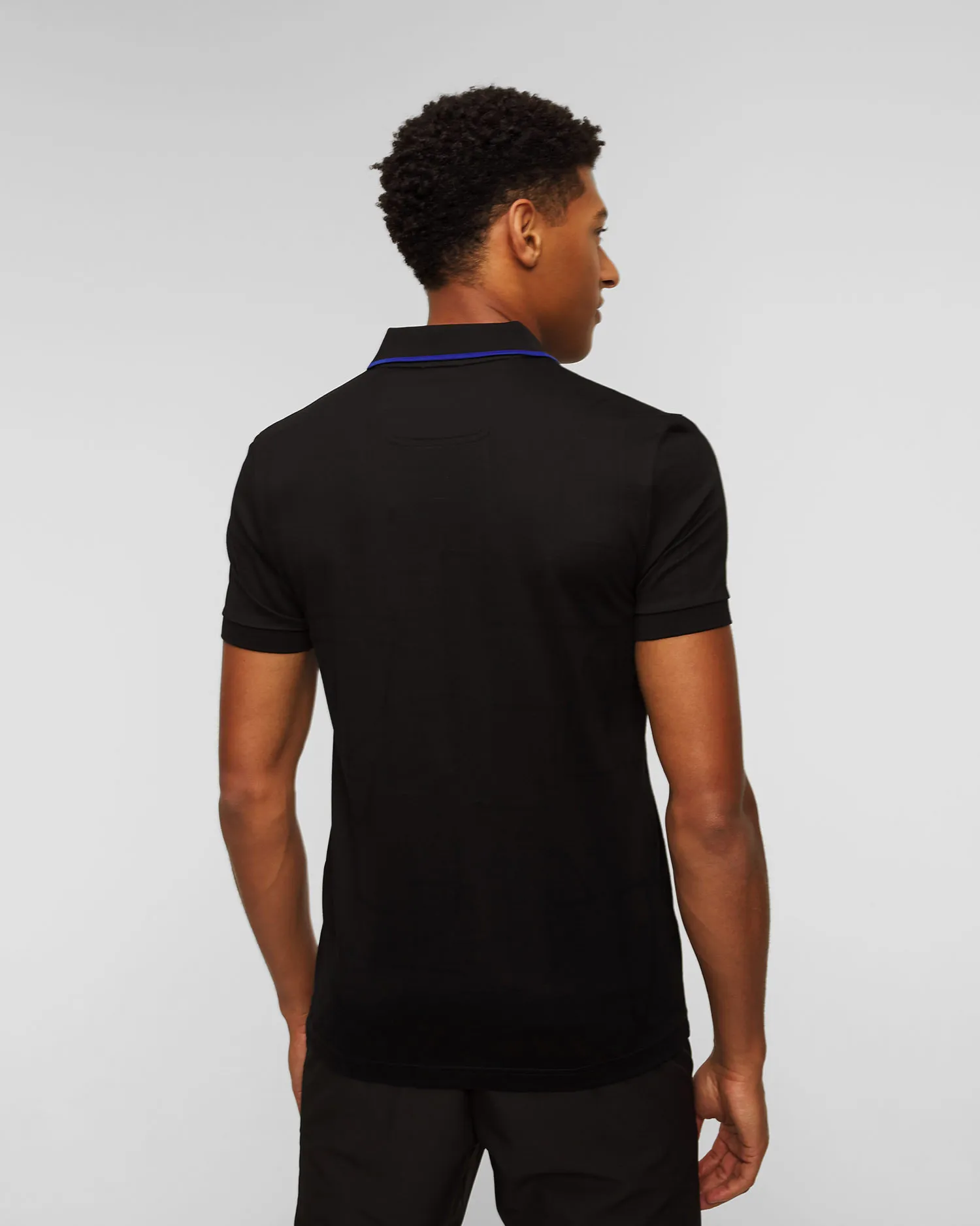 Polo nera da uomo Hugo Boss Paddy 50494309-1