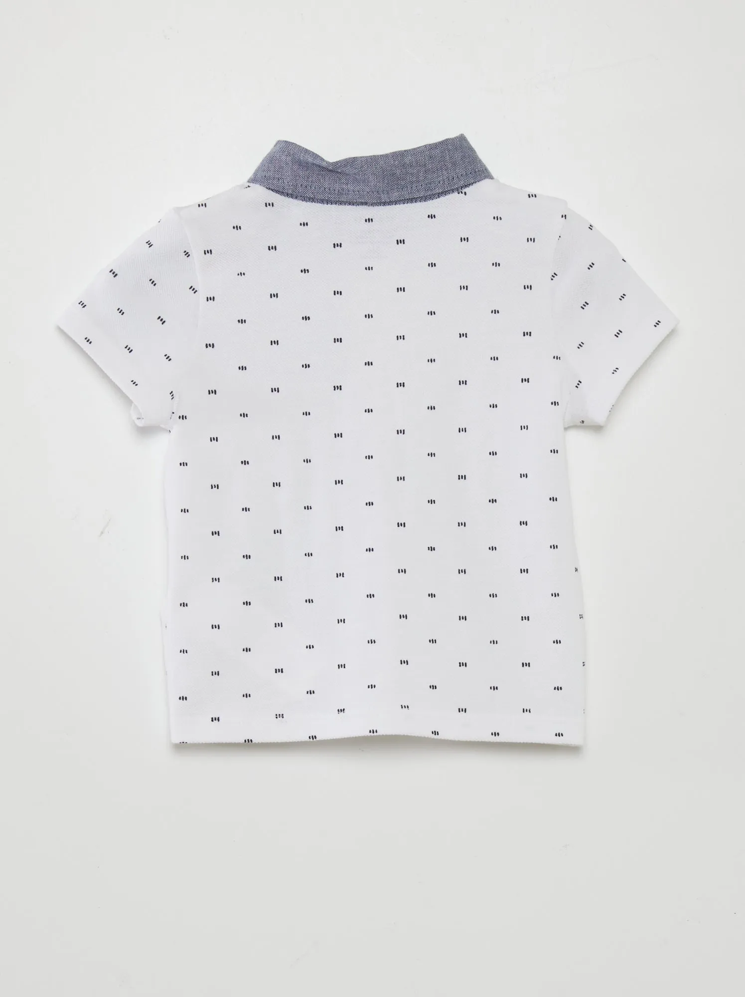 Polo stampata - BIANCO