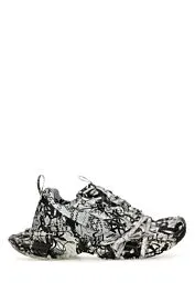 Printed mesh and rubber 3XL sneakers     