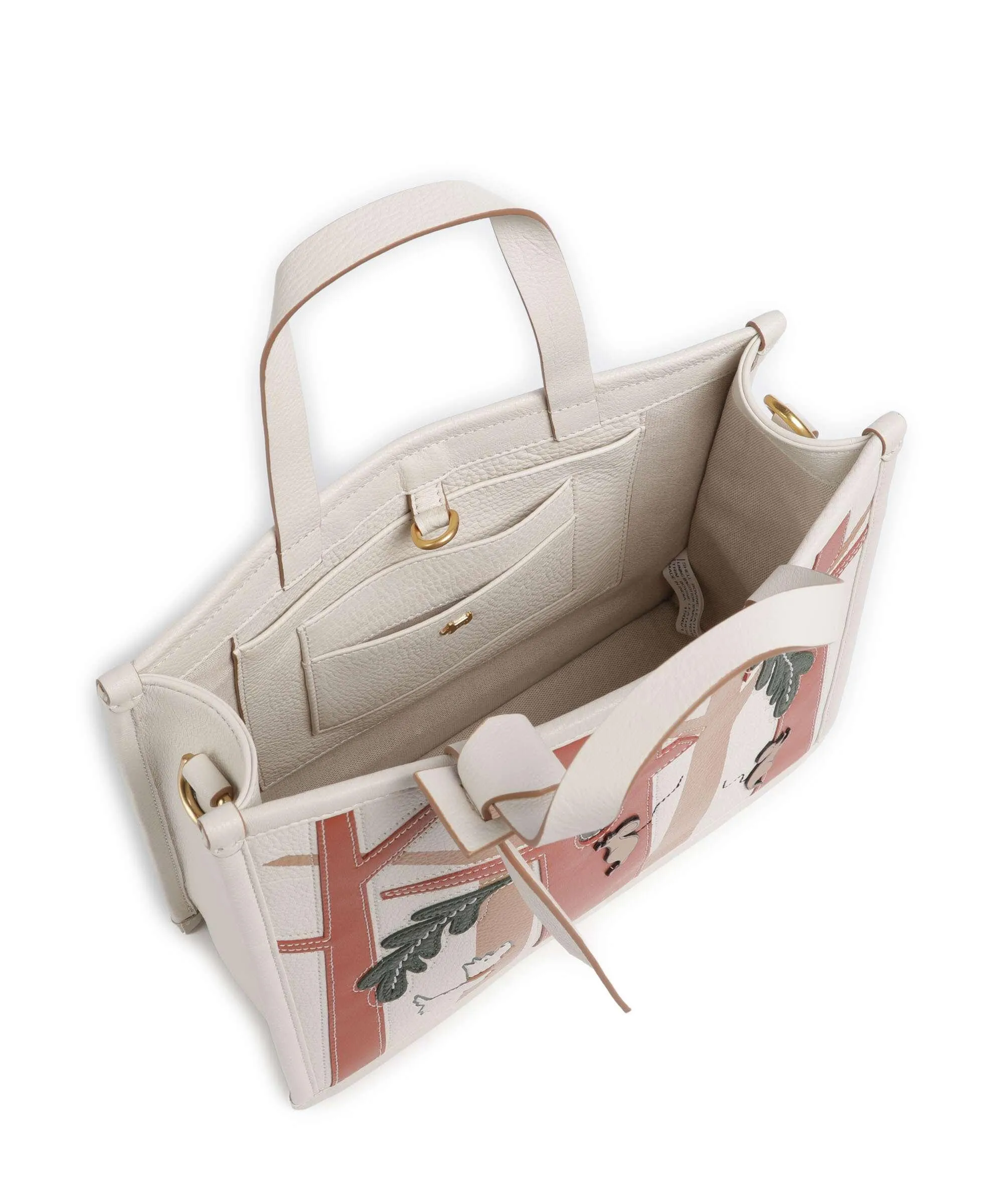  Radley London Autumn Editions Borsa a mano pelle di vacchetta grana avorio  
