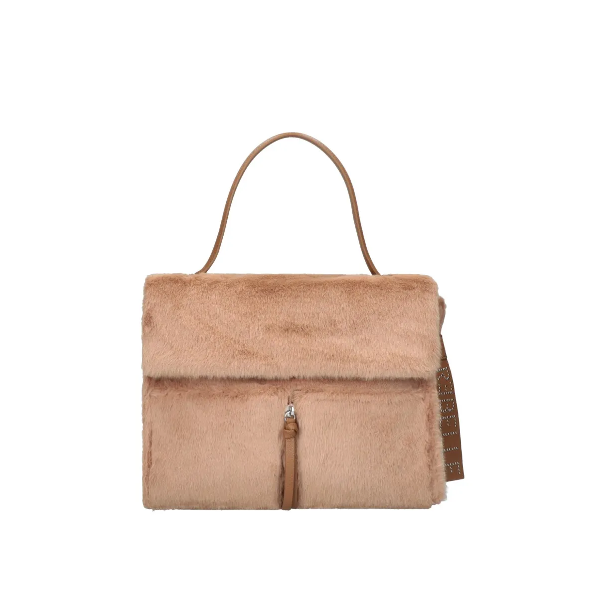 REBELLE Borsa a mano con tracolla pelosa CLIO SATCHEL SOFTLY FUR
