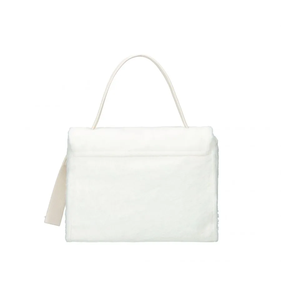 REBELLE Borsa a mano con tracolla pelosa CLIO SATCHEL SOFTLY FUR