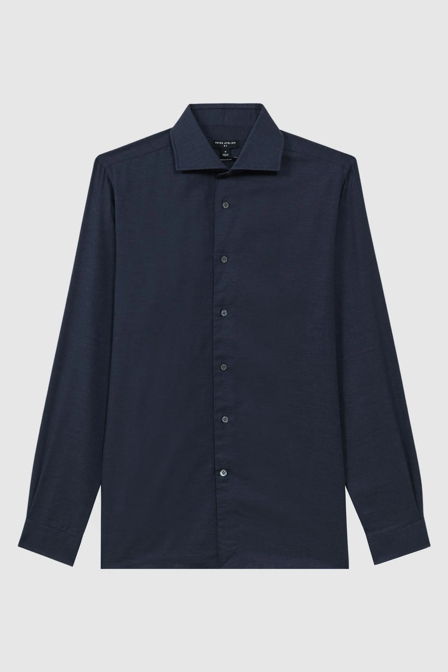 Reiss - Croydon - Camicia in cachemire e cotone italiano    