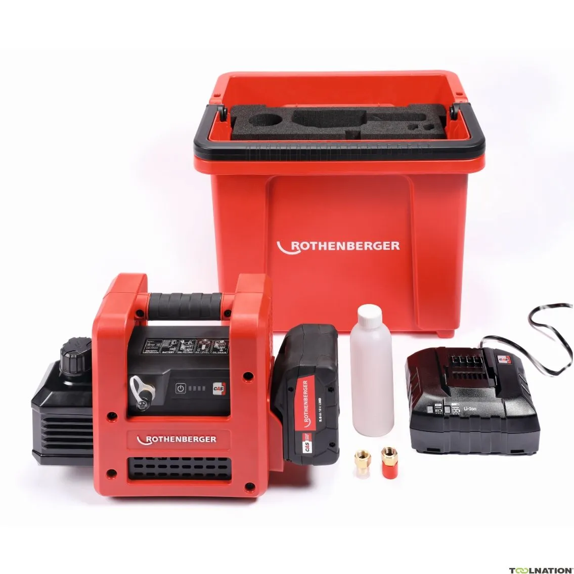 Rothenberger 1000003230 ROAIRVAC R32 2.0 CL set base 18V 8.0Ah in RoBucket