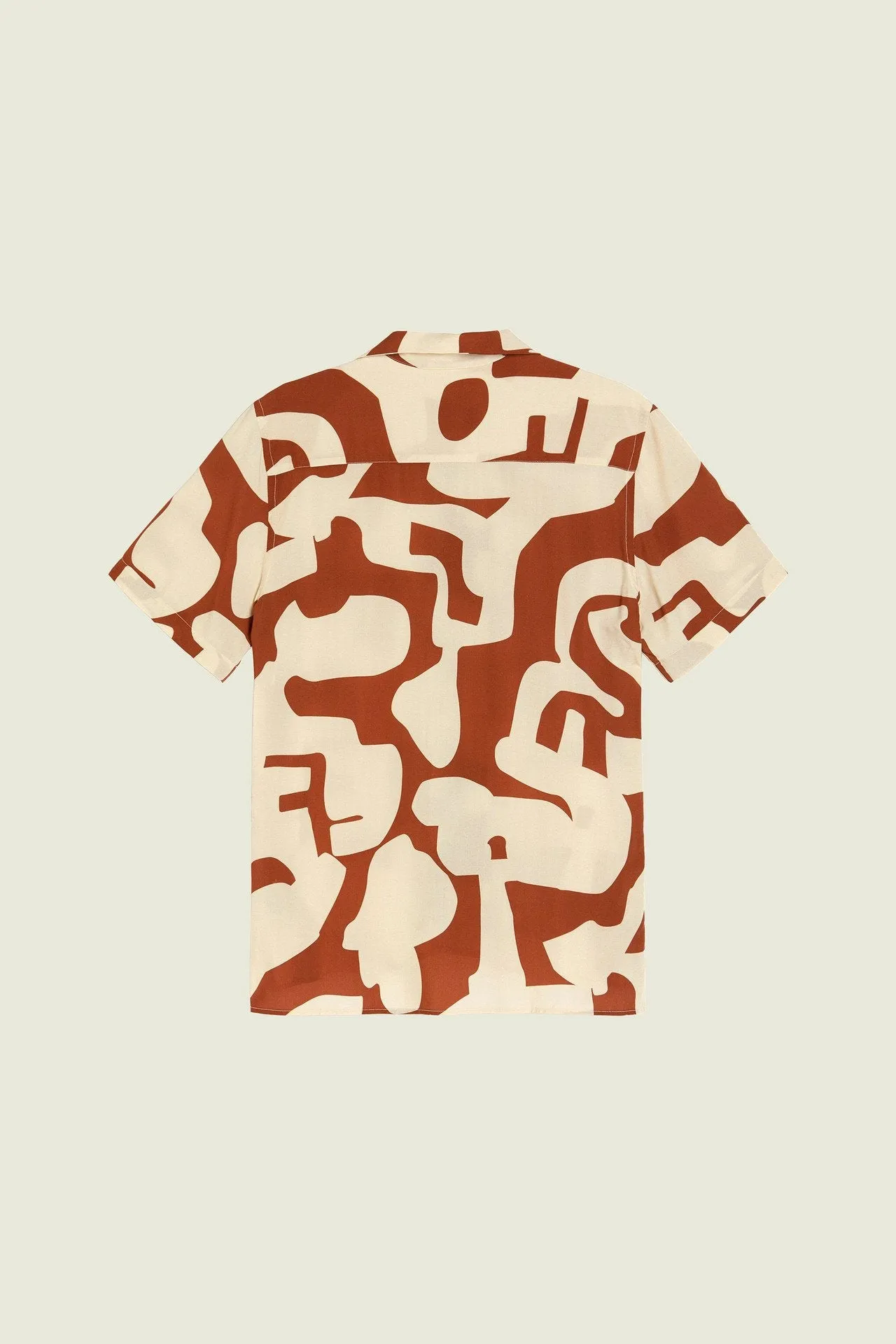 Russet Puzzlotec Viscose Shirt