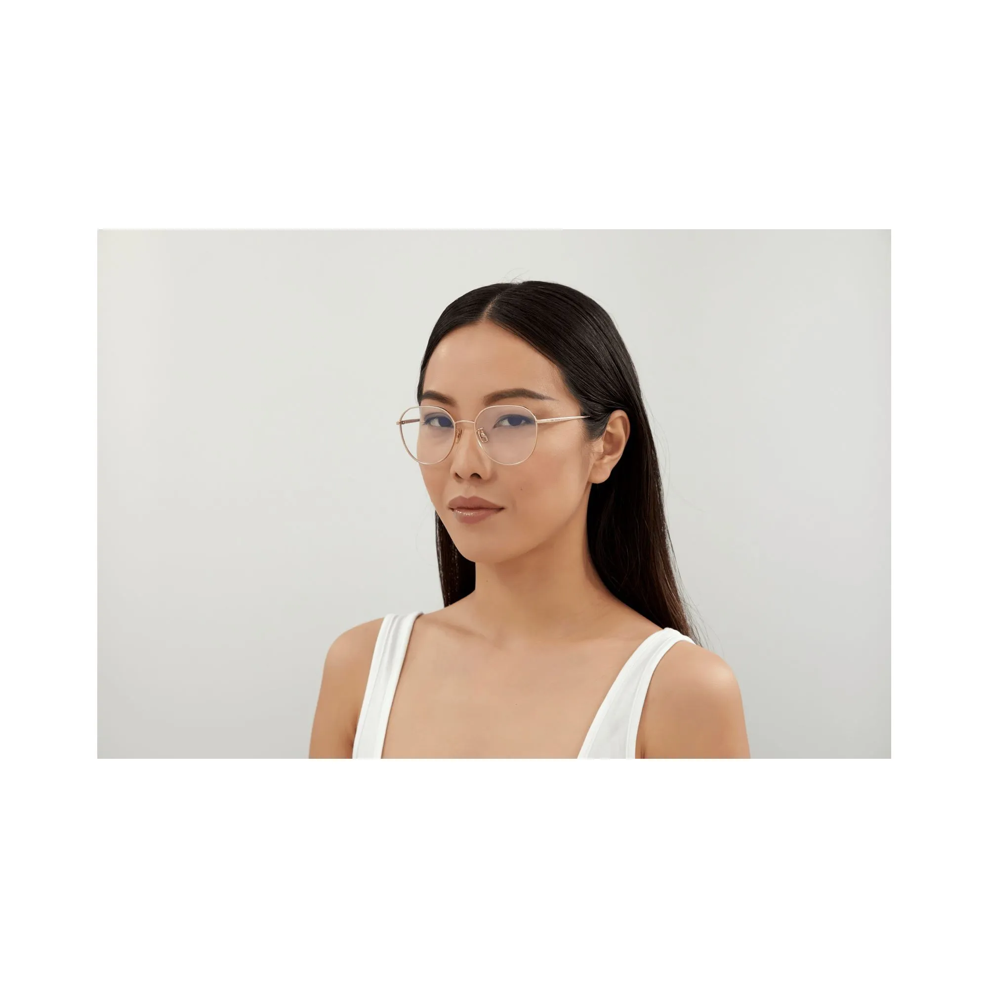   Saint Laurent SL 484 - 003 Oro | Occhiale Da Vista Donna 