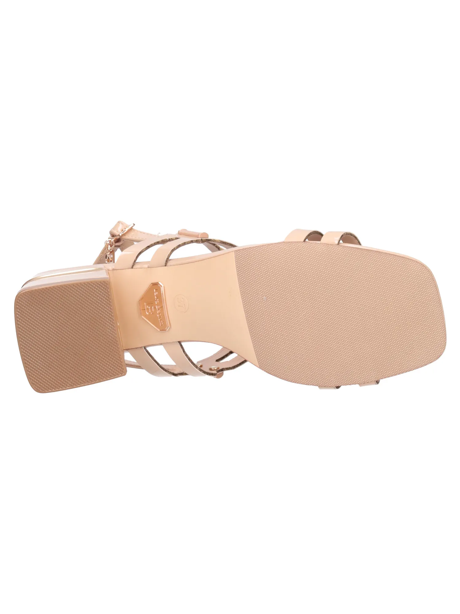 Sandalo con tacco largo Laura Biagiotti da donna beige
