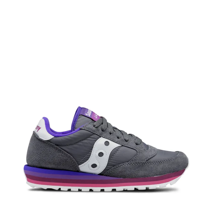 SAUCONY JAZZ ORIGINAL W RAINBOW 60195-02 GRIGIO SCURO-VIOLA
