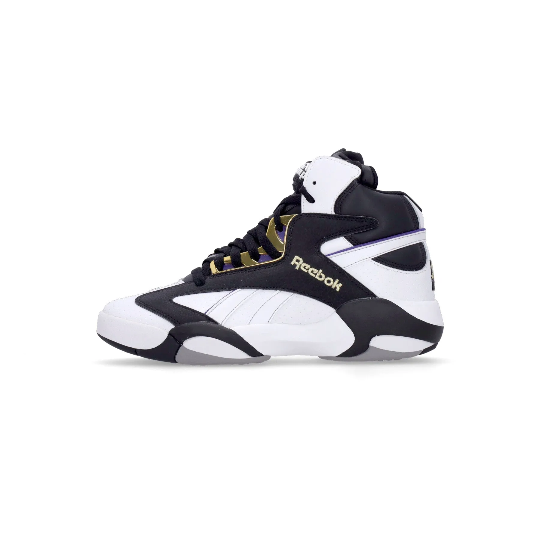 Scarpa Basket Uomo Shaq Attaq White/core Black/gold Metallic
