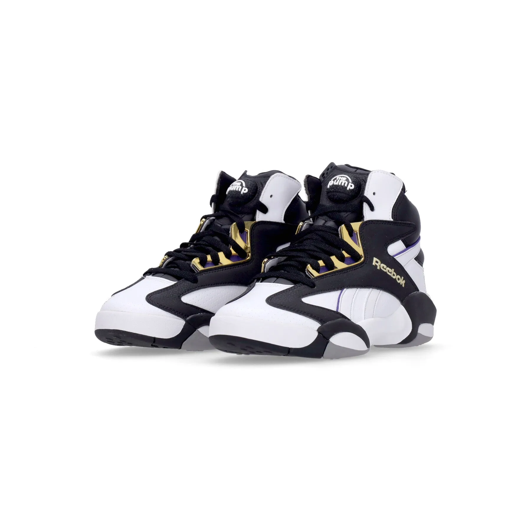 Scarpa Basket Uomo Shaq Attaq White/core Black/gold Metallic