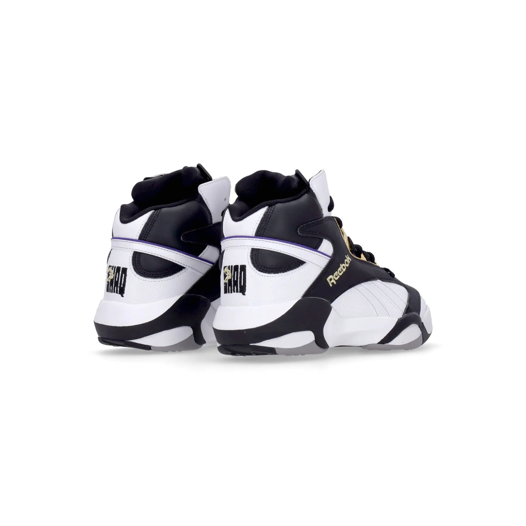 Scarpa Basket Uomo Shaq Attaq White/core Black/gold Metallic