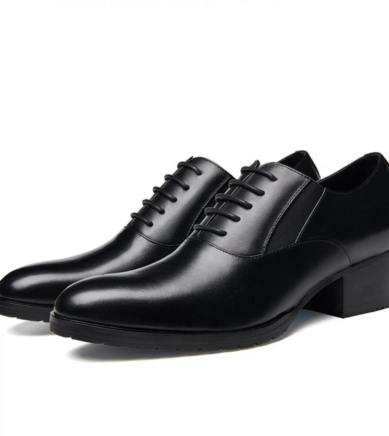 Scarpe da sposa in pelle da uomo 2023 Nuovo stile di lusso in vera pelle fatte a mano comode scarpe con tacco alto da 5 cm per M