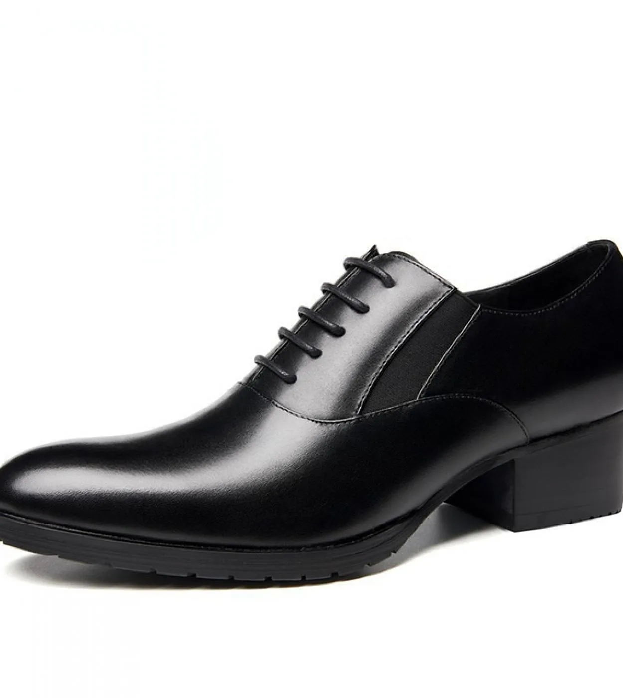 Scarpe da sposa in pelle da uomo 2023 Nuovo stile di lusso in vera pelle fatte a mano comode scarpe con tacco alto da 5 cm per M