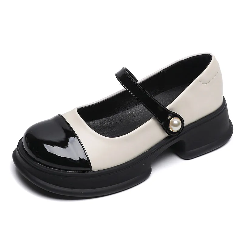 Scarpe Mary Jane casual moda donna con suola spessa
