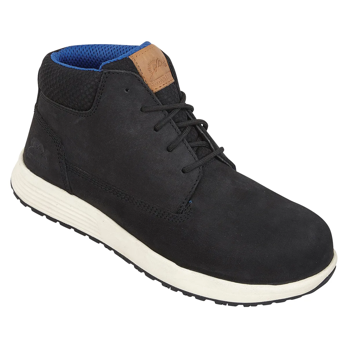 Scarponcini antinfortunistici S3 Himalayan da  Unisex tg. 41, col. Nero, resistenti all'acqua, con puntale di sicurezza
