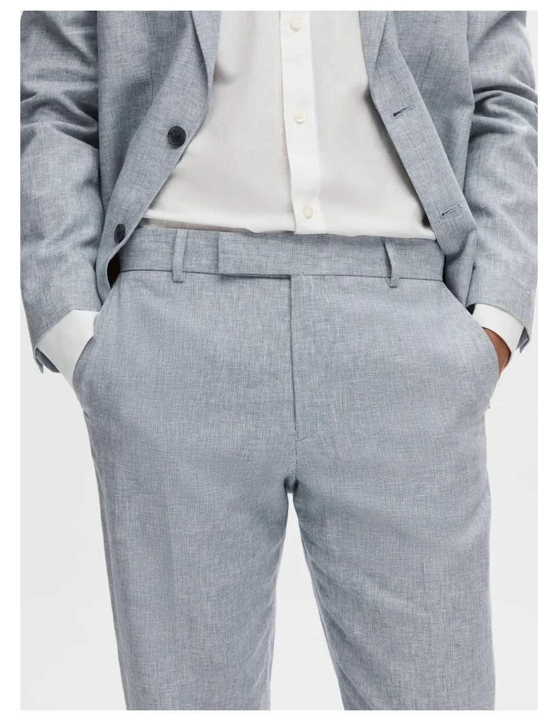 SELECTED PANTALONI UOMO,SLHREG-ANTON LINEN TRS