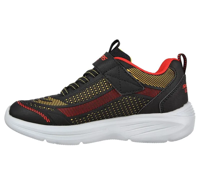 Skechers scarpa da ginnastica da bambino Hyper Blitz Hydro Tronix 403861L/BKRD nero rosso