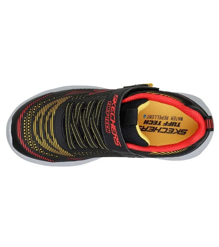 Skechers scarpa da ginnastica da bambino Hyper Blitz Hydro Tronix 403861L/BKRD nero rosso