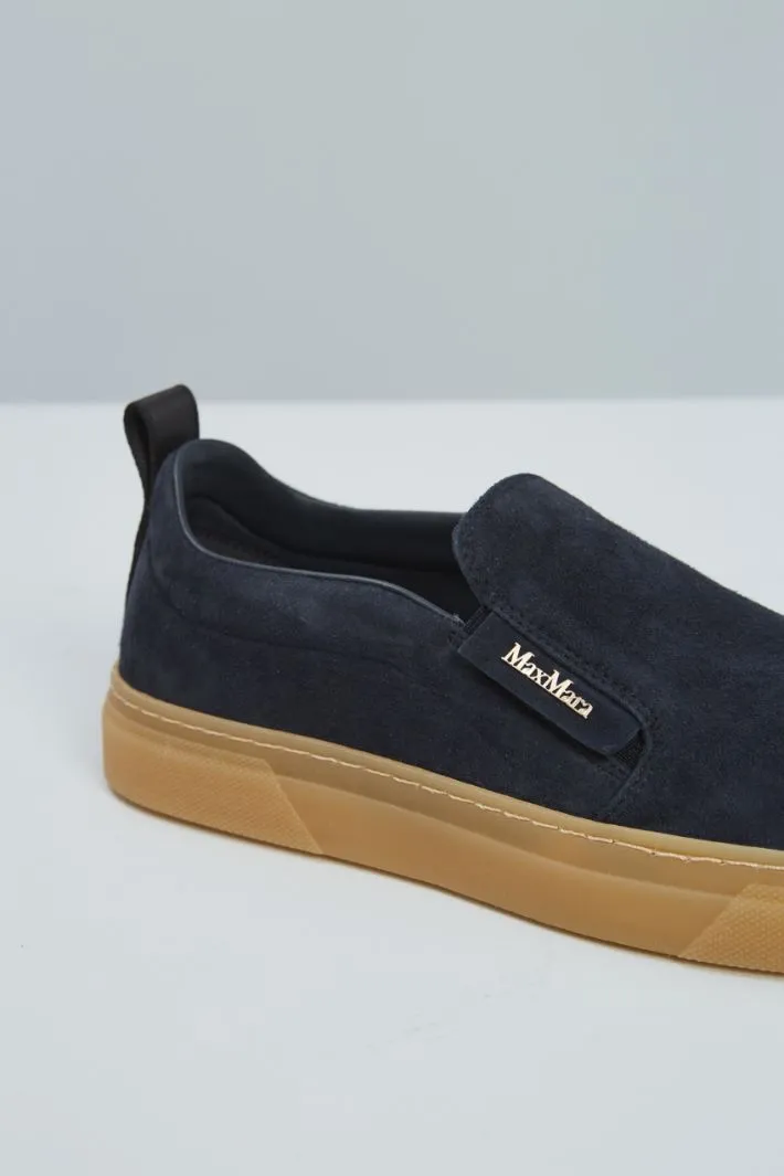 Slip on in pelle scamosciata