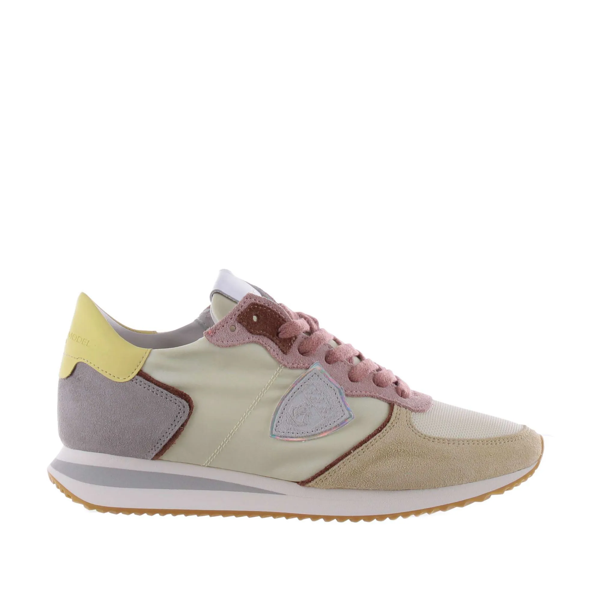 Sneaker tropez low in suede e nylon
